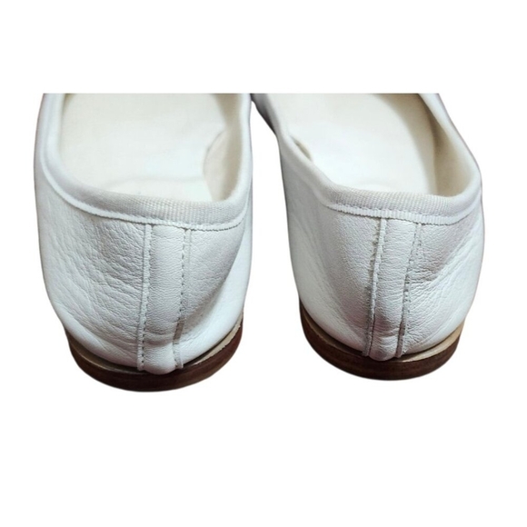 Repetto Ballerinas - White Ballet shoes Flat Pumps Ribbon Leather Size 39 EU - Picture 8 of 12